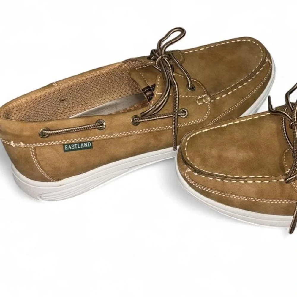 Eastland Benton Men's Boat Shoes Tan Brown Size 10M 🤎